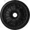 Ekena Millwork Tomango Egg & Dart Medallion (Canopies up to 6 3/4"), 27 7/8"OD x 3 7/8"ID x 2 1/2"P, Steel Gray CM27TOSGS - alternate 1